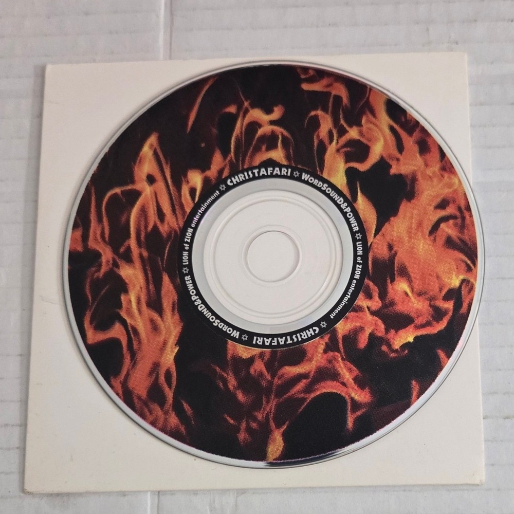 Vintage 1989 Christafari WordSOUNDPOWER CD Lion of Zion Reggae Disc Only‎